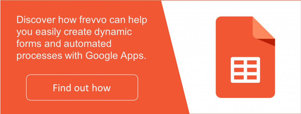 Dynamic forms and automated workflows with Google Apps