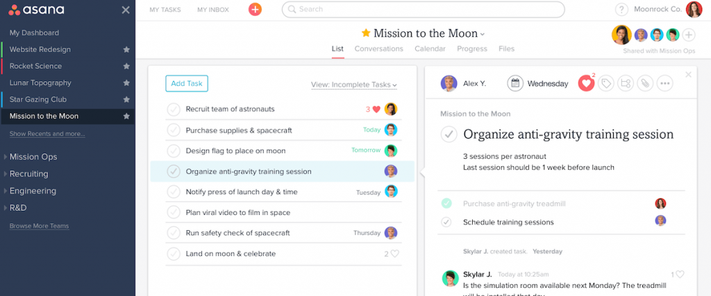 Easy task management app that helps employees stay organized.