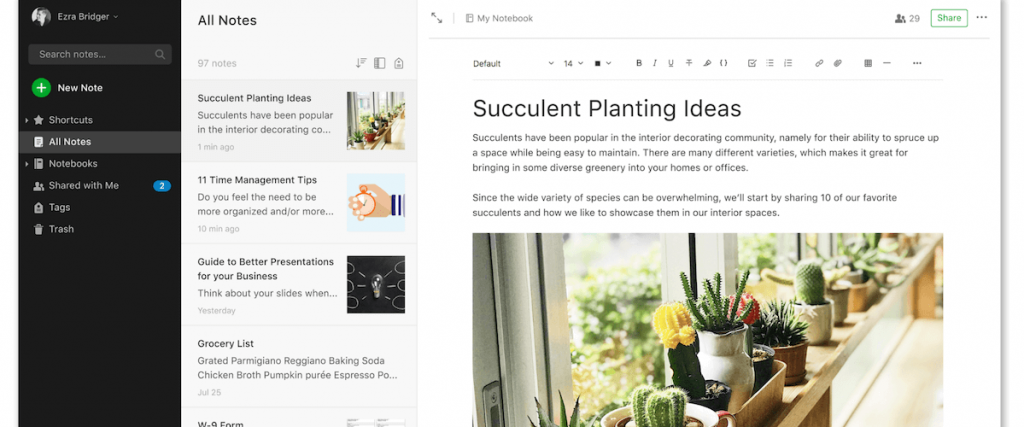 Use a personal organization system to keep your own files and notes together, and gather ideas for future projects.
