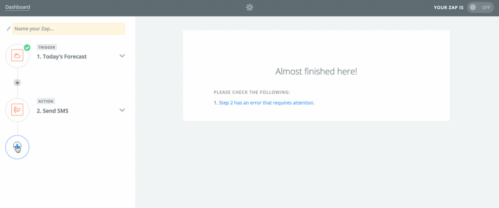 "Zapier" helps shorten and simplify multi-step processes.